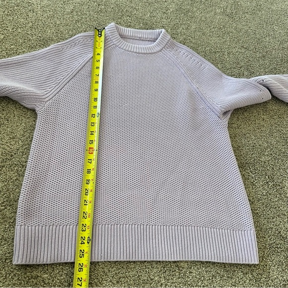 Lululemon Honeycomb Crewneck Sweater Small Lilac Ether - Picture 8 of 8